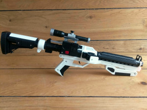 F-11D Blaster Rifle - Star Wars - Printable - STL OBJ CAD bundle - Commercial Use Modelo de impresión 3D