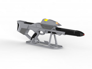 Type 3B Phaser Rifle - Star Trek First Contact - Printable - STL OBJ CAD bundle - Commercial 3D 프린트 모델