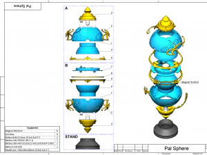 Pal Sphere - Printable - STL files - Personal Use 3D Print Model