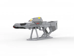 Type 3A Phaser Rifle - Star Trek First Contact - Printable - STL OBJ CAD bundle - Comme 3D Print Model