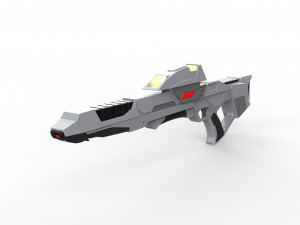 Type 3A Phaser Rifle - Star Trek First Contact - Printable - STL OBJ CAD bundle - Comme Model Cetak 3D