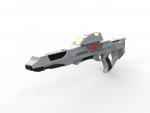Type 3A Phaser Rifle - Star Trek First Contact - Printable - STL OBJ CAD bundle - Comme 3D Print Model