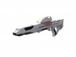 Type 3A Phaser Rifle - Star Trek First Contact - Printable - STL OBJ CAD bundle - Comme Model Cetak 3D