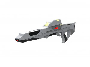 Type 3A Phaser Rifle - Star Trek First Contact - Printable - STL OBJ CAD bundle - Comme 3D Print Model