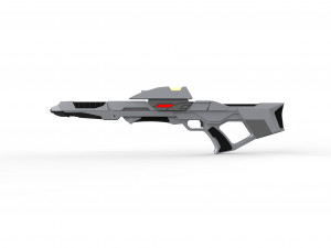 Type 3A Phaser Rifle - Star Trek First Contact - Printable - STL OBJ CAD bundle - Comme Model Cetak 3D