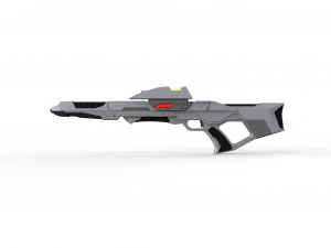Type 3A Phaser Rifle - Star Trek First Contact - Printable - STL OBJ CAD bundle - Comme 3D Print Model