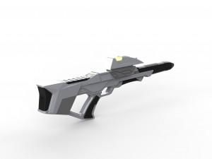 Type 3A Phaser Rifle - Star Trek First Contact - Printable - STL OBJ CAD bundle - Comme Model Cetak 3D