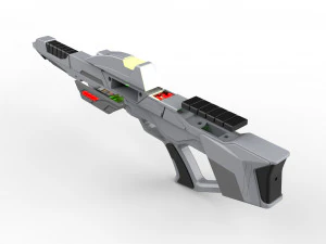 Type 3A Phaser Rifle - Star Trek First Contact - Printable - STL OBJ CAD bundle - Comme 3D Print Model