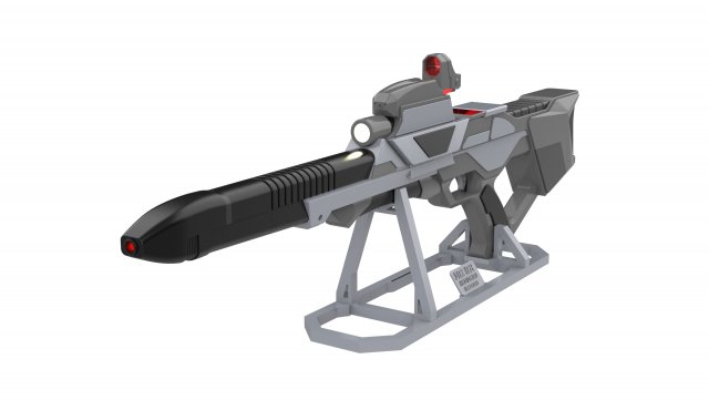 Type 3 Nemesis Phaser Rifle - Star Trek First Contact - Printable - STL OBJ CAD bundle Modèles 3D en vedette .c4d .max .obj .3ds .fbx .stl .blend 