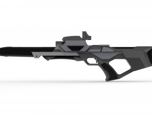 Type 3 Nemesis Phaser Rifle - Star Trek First Contact - Printable - STL OBJ CAD bundle Modèles 3D en vedette