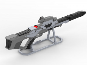 Type 3 Nemesis Phaser Rifle - Star Trek First Contact - Printable - STL OBJ CAD bundle Modèles 3D en vedette