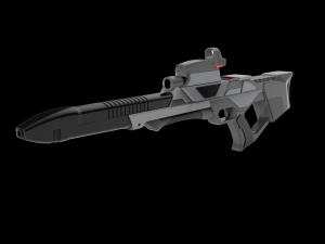 Type 3 Nemesis Phaser Rifle - Star Trek First Contact - Printable - STL OBJ CAD bundle Modèles 3D en vedette