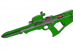 Type 3 Nemesis Phaser Rifle - Star Trek First Contact - Printable - STL OBJ CAD bundle Modèles 3D en vedette