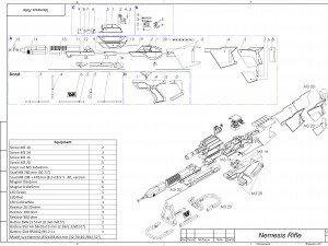 Type 3 Nemesis Phaser Rifle - Star Trek First Contact - Printable - STL OBJ CAD bundle Modèles 3D en vedette