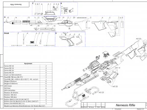 Type 3 Nemesis Phaser Rifle - Star Trek First Contact - Printable - STL OBJ CAD bundle 3D Print Model