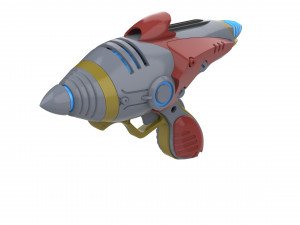 Alien Blaster - Fallout - Printable - STL files - Personal Use Modèles 3D en vedette