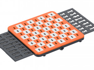 Easy Print Chess Board - Simple Portable Chess Board - Printable - STL files 3D Принт Модель