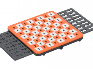 Easy Print Chess Board - Simple Portable Chess Board - Printable - STL files 3D Print Model