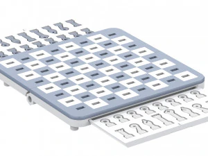 Easy Print Chess Board - Simple Portable Chess Board - Printable - STL files 3D Print Model
