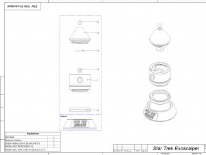 Exoscalpel - Star Trek - Printable - STL files - Personal Use Modèles 3D en vedette