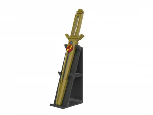 Terran Empire Dagger - Star Trek Discovery - Printable - STL OBJ CAD bundle - Commercial Use 3D Print Model