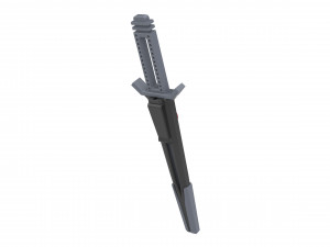 Terran Empire Dagger - Star Trek Discovery - Printable - STL OBJ CAD bundle - Commercial Use 3D Print Model