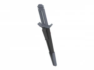 Terran Empire Dagger - Star Trek Discovery - Printable - STL OBJ CAD bundle - Commercial Use 3D Print Model