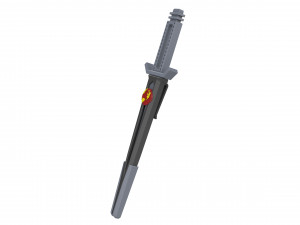 Terran Empire Dagger - Star Trek Discovery - Printable - STL OBJ CAD bundle - Commercial Use 3D Print Model