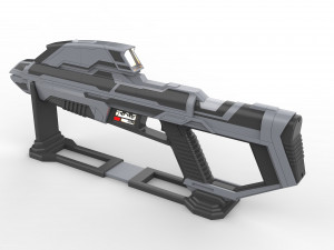 Starfleet Phaser Rifle - Star Trek Picard - STL OBJ CAD bundle - Commercial Use 3D Baskı Modeli