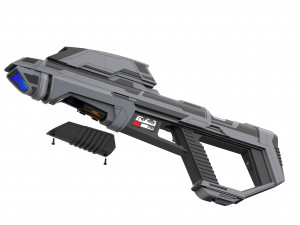 Starfleet Phaser Rifle - Star Trek Picard - STL OBJ CAD bundle - Commercial Use 3D Baskı Modeli