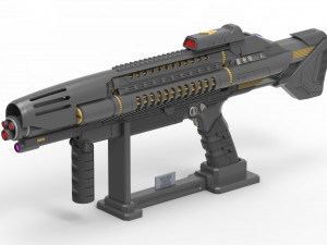 Starfleet Phaser Rifle - Star Trek Discovery - Printable - STL OBJ CAD bundle - Commercial 3D 打印模型