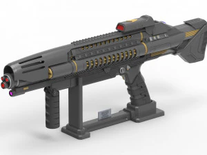 Starfleet Phaser Rifle - Star Trek Discovery - Printable - STL OBJ CAD bundle - Commercial 3D Print Model