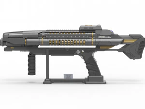 Starfleet Phaser Rifle - Star Trek Discovery - Printable - STL OBJ CAD bundle - Commercial 3D Print Model