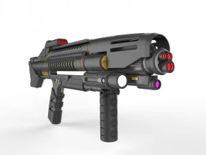 Starfleet Phaser Rifle - Star Trek Discovery - Printable - STL OBJ CAD bundle - Commercial 3D Print Model