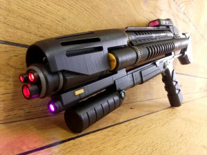 Starfleet Phaser Rifle - Star Trek Discovery - Printable - STL OBJ CAD bundle - Commercial 3D Print Model
