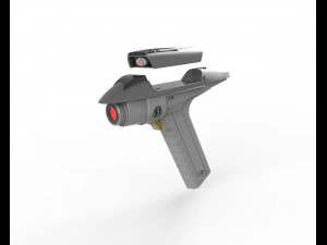 SEC 31 Phaser - Star Trek - Printable - STL OBJ CAD bundle - Commercial Use 3D Print Model