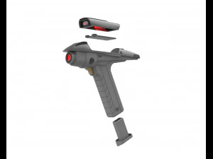 SEC 31 Phaser - Star Trek - Printable - STL OBJ CAD bundle - Commercial Use 3D Print Model