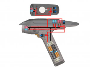 SEC 31 Phaser - Star Trek - Printable - STL OBJ CAD bundle - Commercial Use 3D Print Model