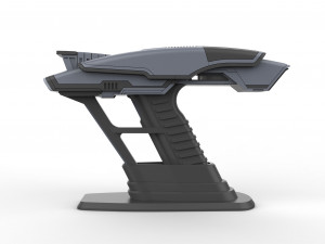 Picard Phaser - Star Trek - Printable - STL OBJ CAD bundle - Commercial Use Modèles 3D en vedette
