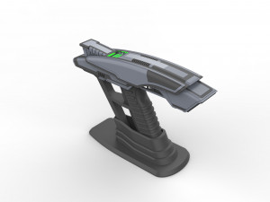 Picard Phaser - Star Trek - Printable - STL OBJ CAD bundle - Commercial Use Modèles 3D en vedette