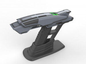 Picard Phaser - Star Trek - Printable - STL OBJ CAD bundle - Commercial Use Modèles 3D en vedette
