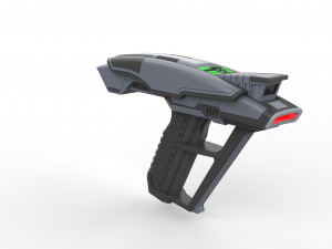 Picard Phaser - Star Trek - Printable - STL OBJ CAD bundle - Commercial Use Modèles 3D en vedette