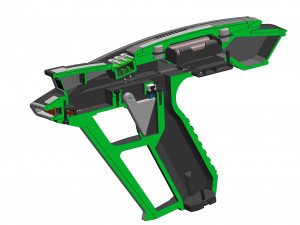 Picard Phaser - Star Trek - Printable - STL OBJ CAD bundle - Commercial Use Modèles 3D en vedette