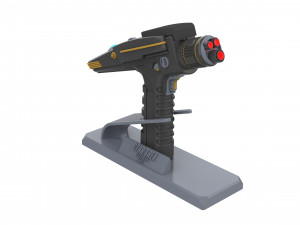 Discovery Phaser - Star Trek - Printable - STL OBJ CAD bundle - Commercial Use 3Dプリントモデル