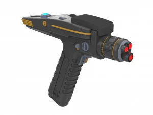 Discovery Phaser &mdash; Star Trek &mdash; для печати &mdash; пакет STL OBJ CAD &mdash; коммерческое использование 3D Принт Модель