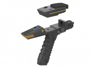 Discovery Phaser - Star Trek - Printable - STL OBJ CAD bundle - Commercial Use 3Dプリントモデル
