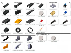 Discovery Phaser &mdash; Star Trek &mdash; для печати &mdash; пакет STL OBJ CAD &mdash; коммерческое использование 3D Принт Модель