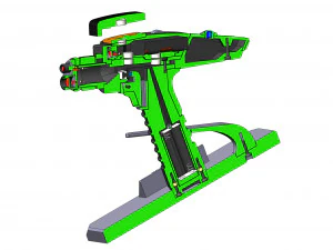 Discovery Phaser &mdash; Star Trek &mdash; для печати &mdash; пакет STL OBJ CAD &mdash; коммерческое использование 3D Принт Модель