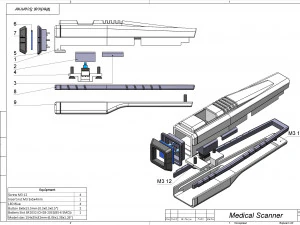Ferramenta de scanner m&eacute;dico - Star Trek - Para impress&atilde;o - Pacote STL OBJ CAD - Comercial Modelo de Impressão 3D