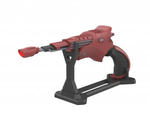 Klingon Disruptor-Star Trek-do druku-pakiet STL OBJ CAD-komercyjny Model do druku 3D